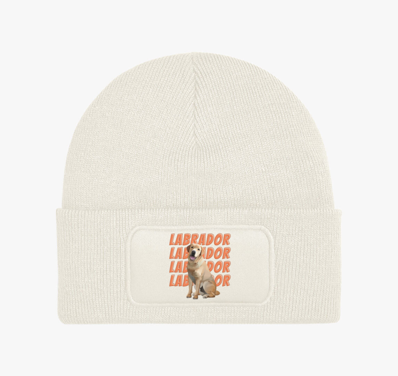 Labrador mintás téli sapka