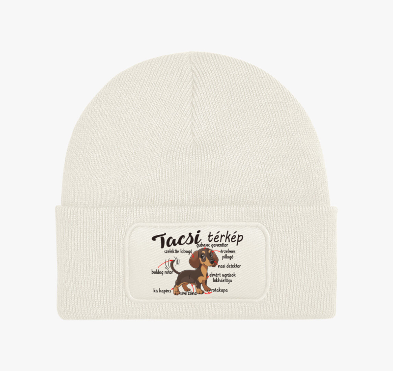 Tacsi részei, tacsi térkép téli sapka