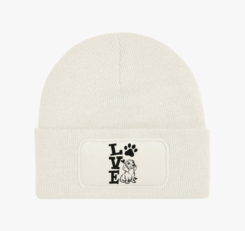 Tacsi Love tacskó téli sapka