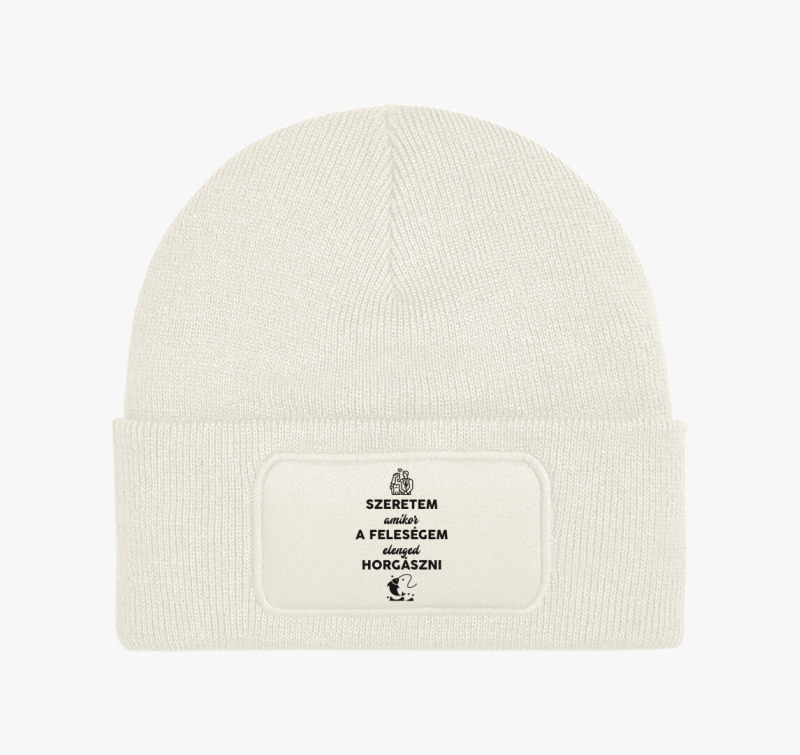 Szeretem amikor a feleségem elenged horgászni téli sapka