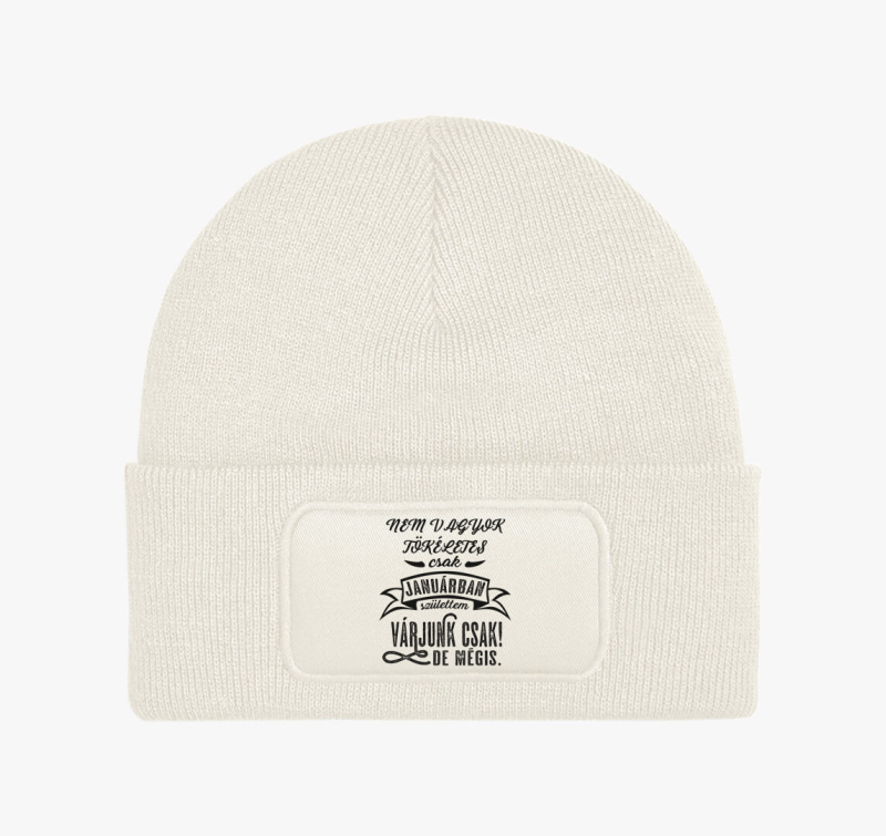 Nem vagyok tökéletes téli sapka - választható hónappal