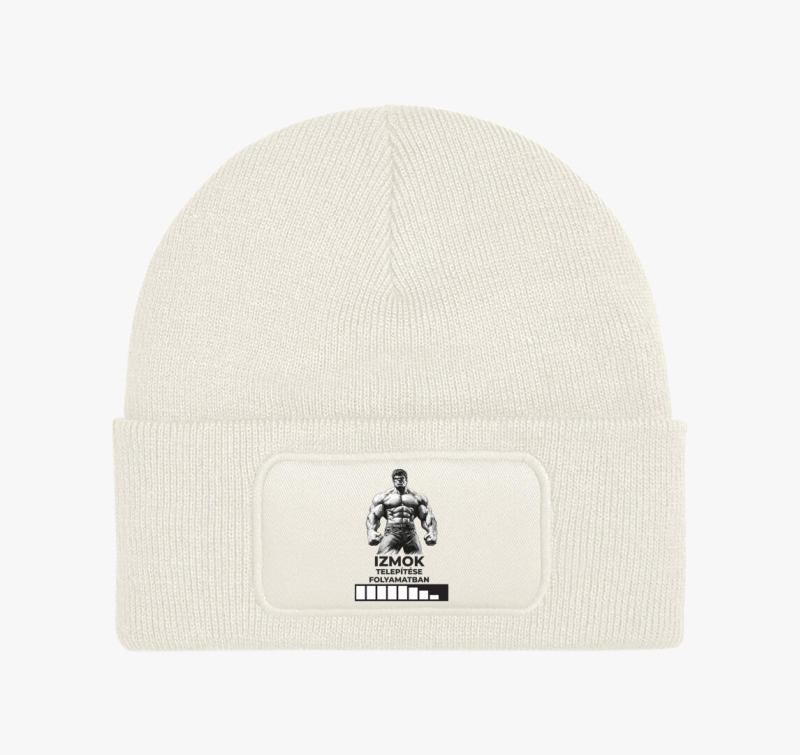 Izmok Telepítése Folyamatban téli sapka
