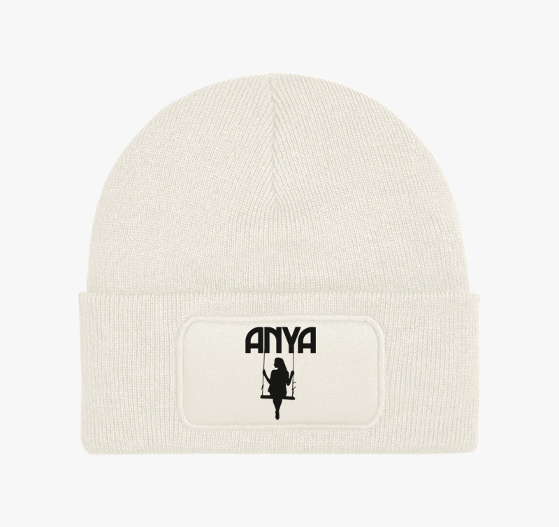 Anya hintázó minta téli sapka