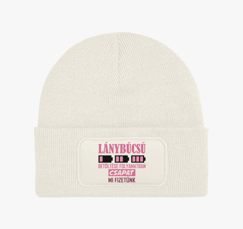 Lánybúcsú betöltése folyamatban Csapatnak téli sapka