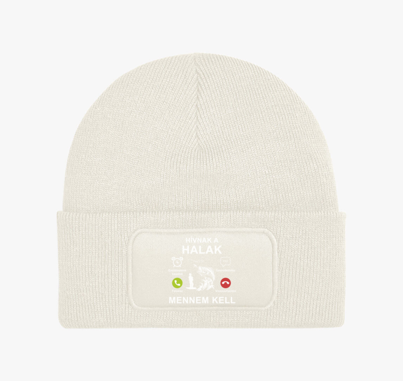 Hívnak a halak mennem kell téli sapka