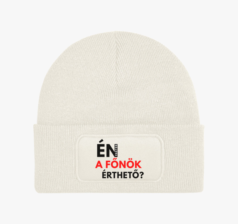 Én vagyok a főnök v2 téli sapka