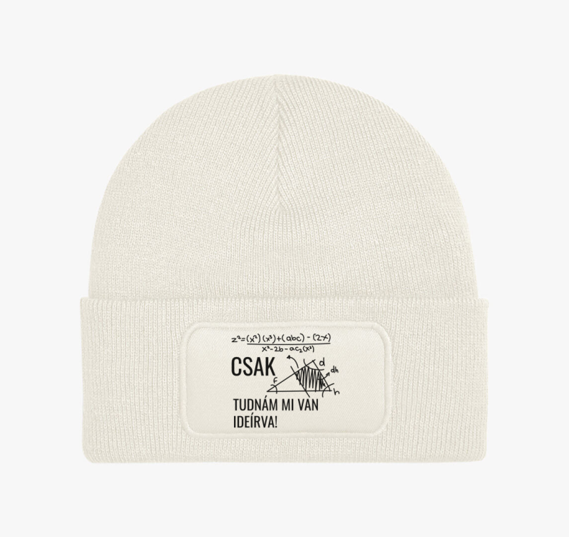 Csak tudnám mi van ideírva téli sapka