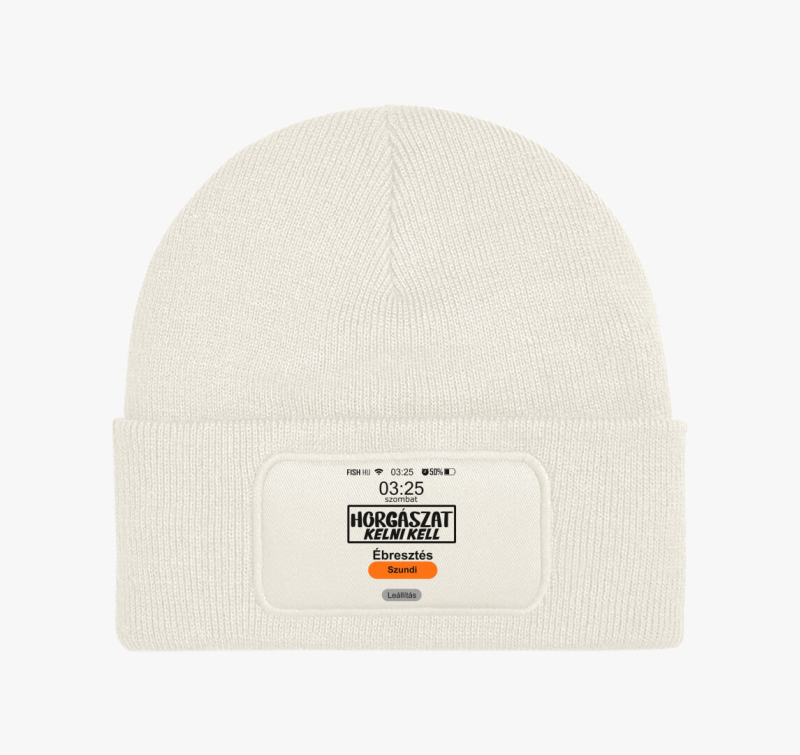 Ébresztenek a halak mintás téli sapka