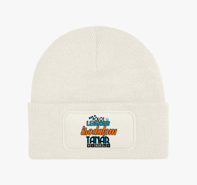 Irodalom tanár téli sapka