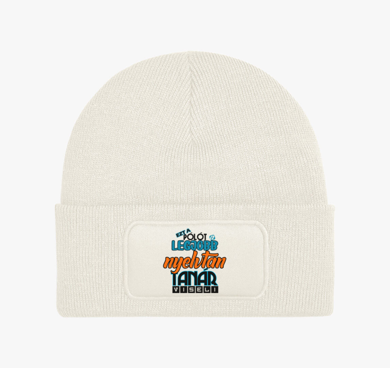 Nyelvtan tanár téli sapka