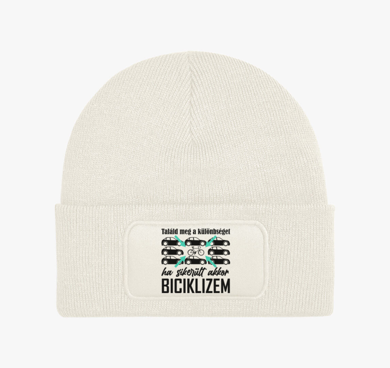 Biciklis különbség téli sapka