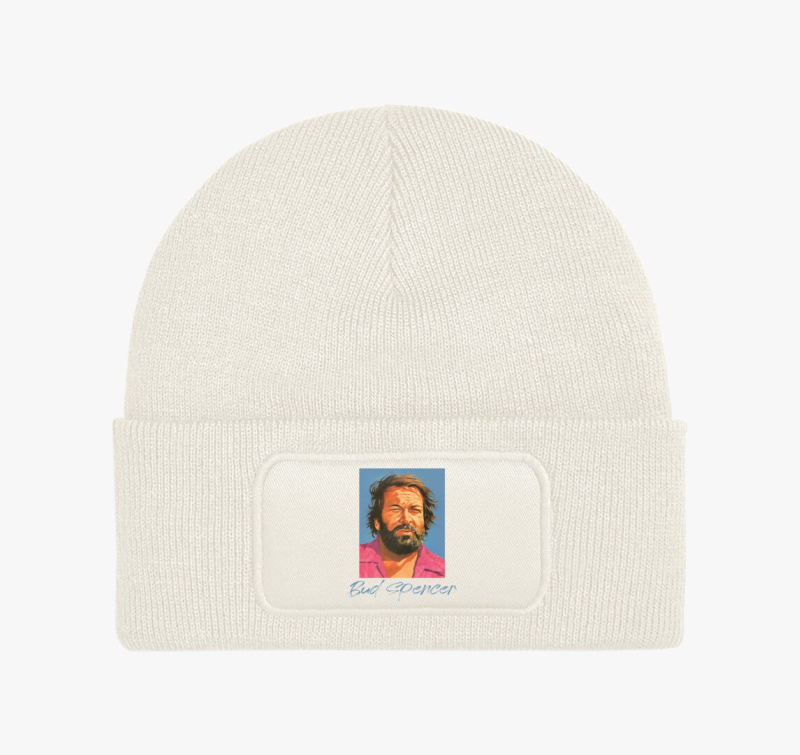 Bud Spencer színes arckép téli sapka