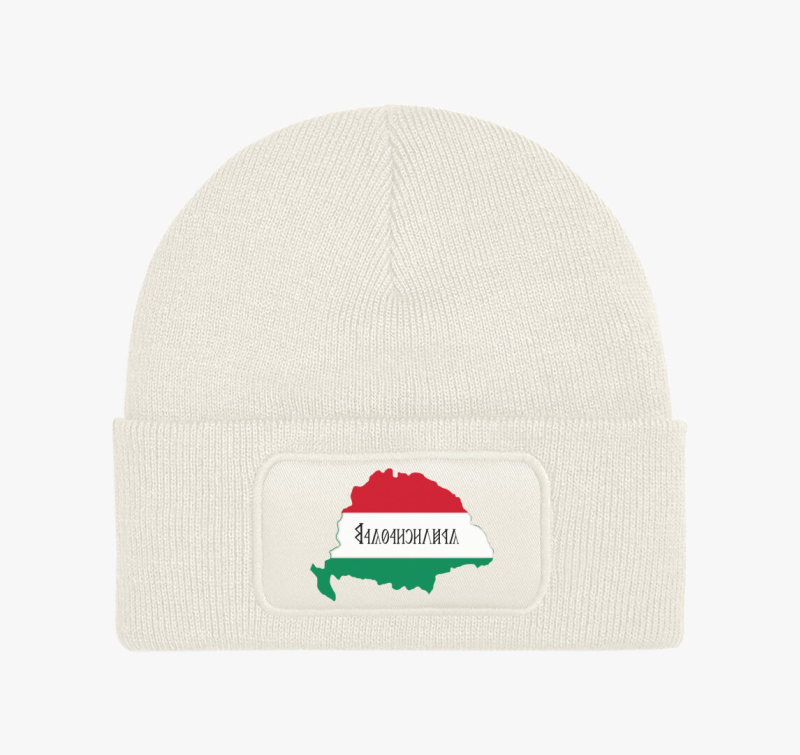 Nagy Magyarország rovás írással  téli sapka