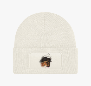 Kanca és csikója tél