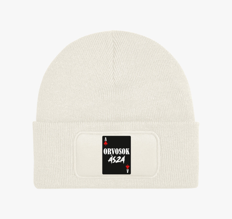 Orvosok ásza kártyás feliratos téli sapka