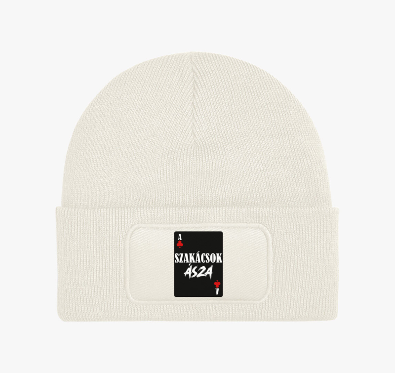 Szakácsok ásza kártyás feliratos téli sapka