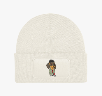 Tacskó úr téli sapka