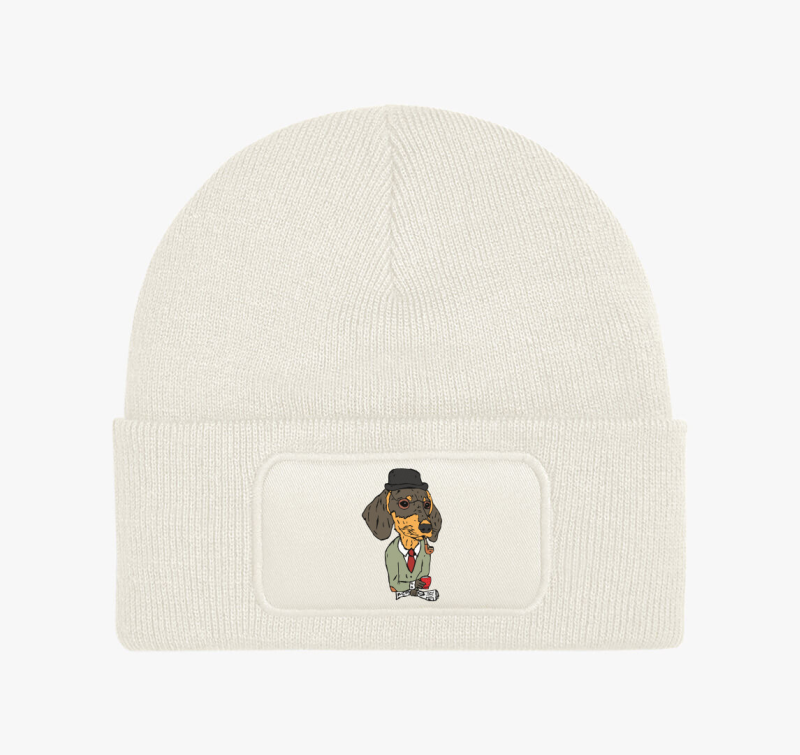 Tacskó úr téli sapka