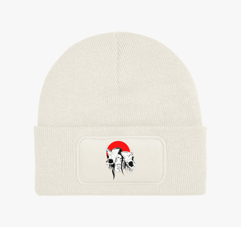 Japán női koponyás téli sapka