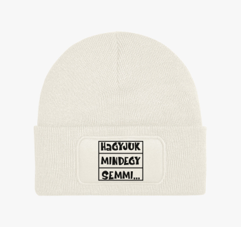 Duzzogós téli sapka