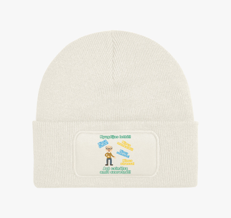 Nyugdíjas lettél téli sapka uraknak