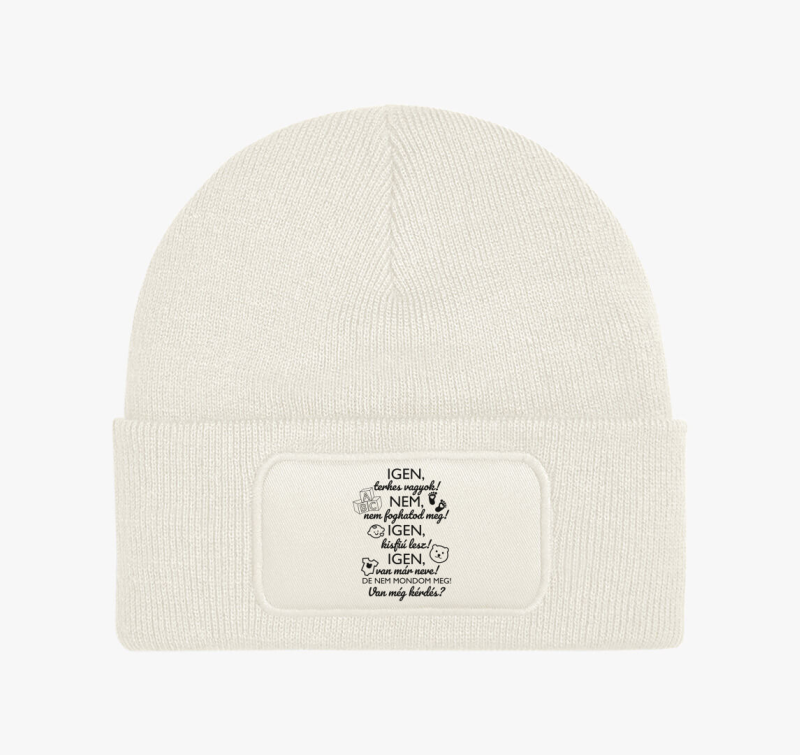 IGEN, terhes vagyok! téli sapka