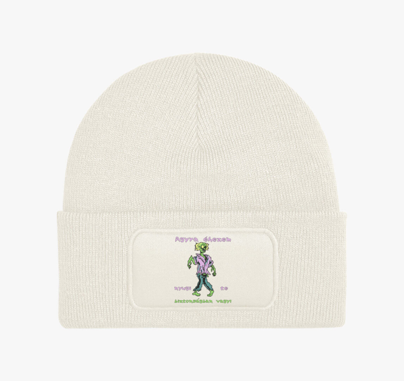 Agyra éhes zombi halloweeni téli sapka