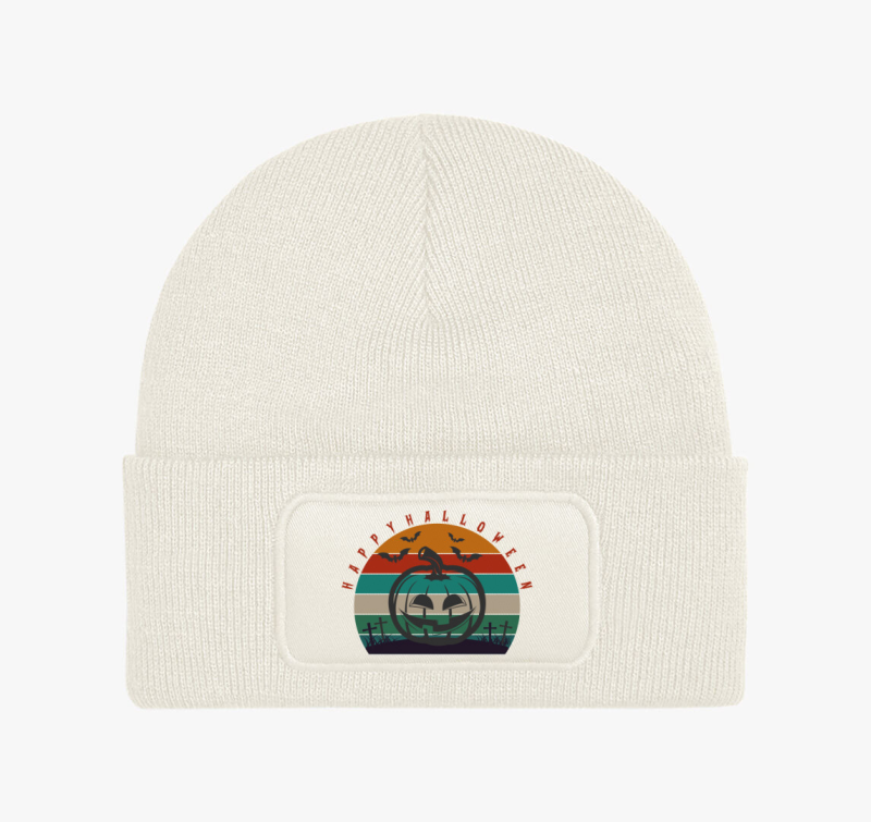 Színes Halloween tök téli sapka