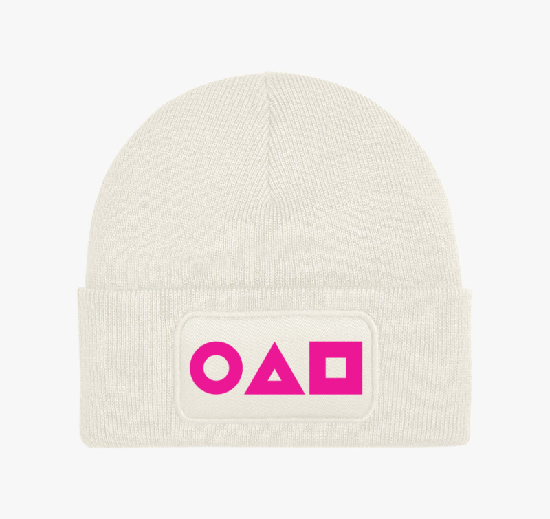 Squid Game szimbólumok téli sapka