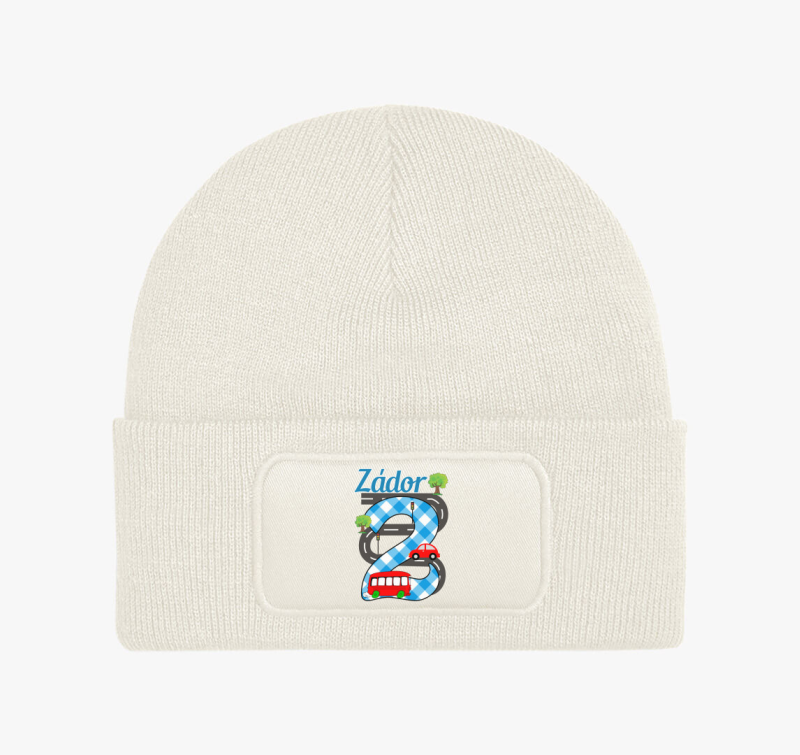 Közlekedés autók szülinapi gyerek téli sapka