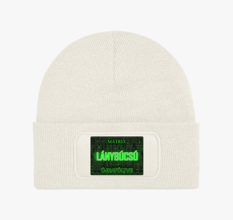 Mátrix leánybúcsús téli sapka