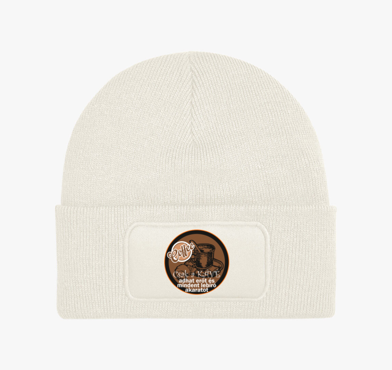 Kávé adhat erőt téli sapka