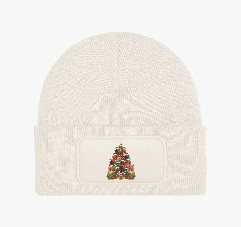 Tacskós karácsonyi téli sapka