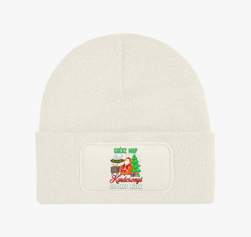 Karácsonyi filmeket nézek téli sapka