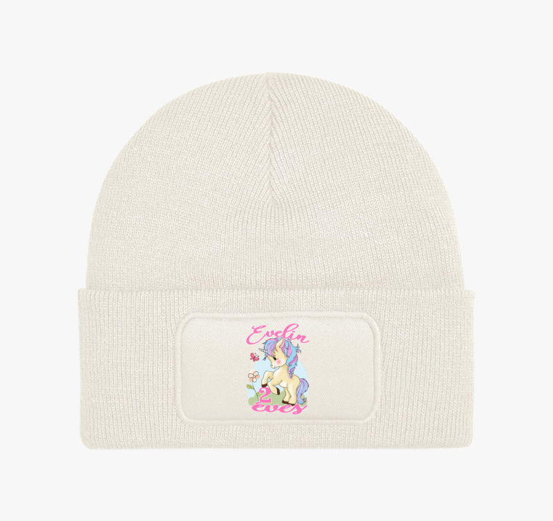 Póni unkornis számon szülinapi gyerek téli sapka