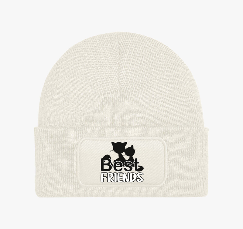 Macskás barátos téli sapka