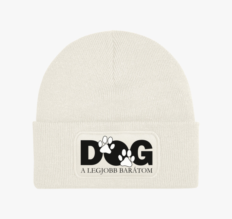 Kutya a barátom mintás téli sapka