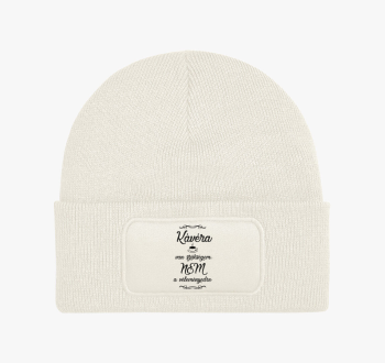 Kávé téli sapka - fe