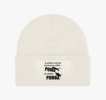 A téli sapkam mérete...