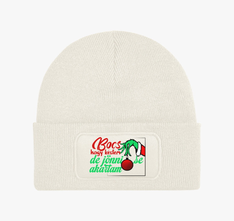 Bocs hogy késtem Grinch téli sapka