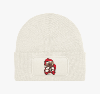 Mopszos mikulás téli