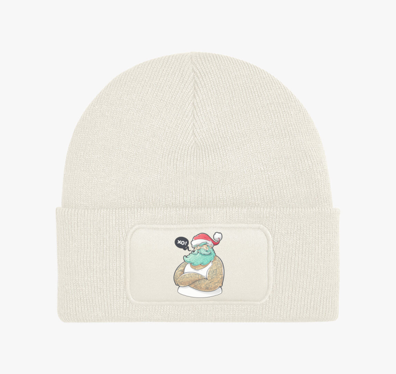 Tetovált mikulás téli sapka