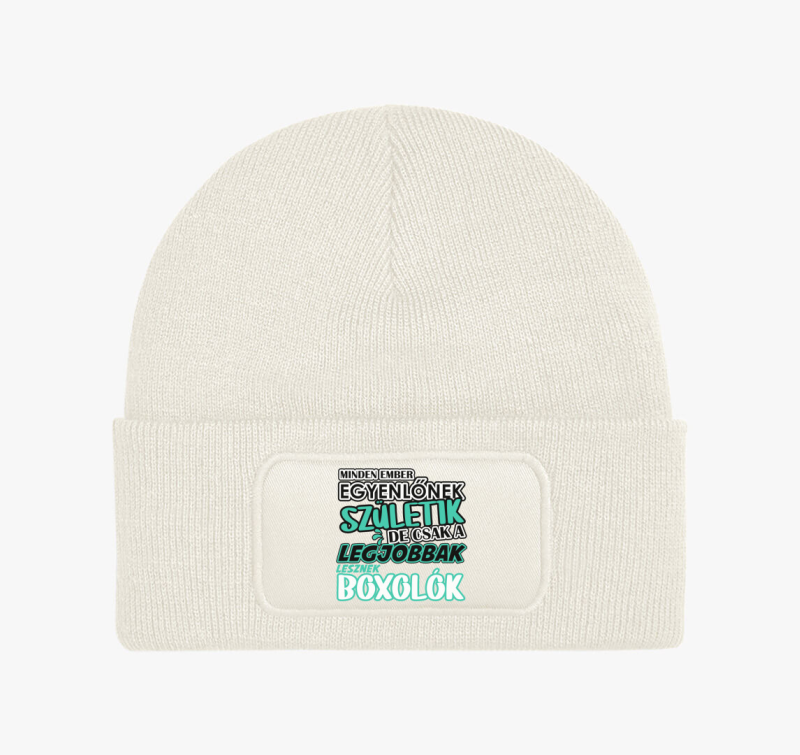 Egyenlőnek születik boxos téli sapka