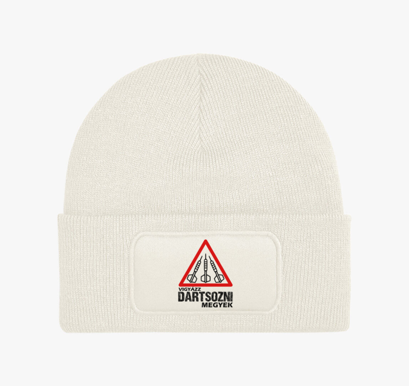 Vigyázz dartsozni megyek téli sapka