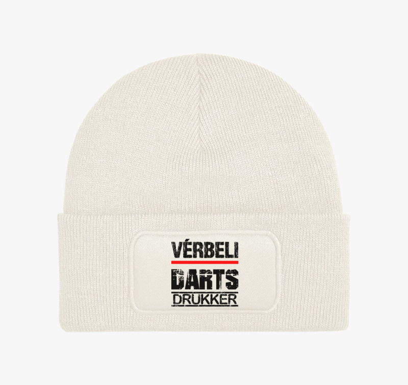 Vérbeli darts drukker téli sapka