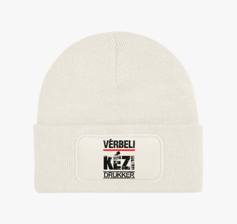 Vérbeli kézi drukker téli sapka