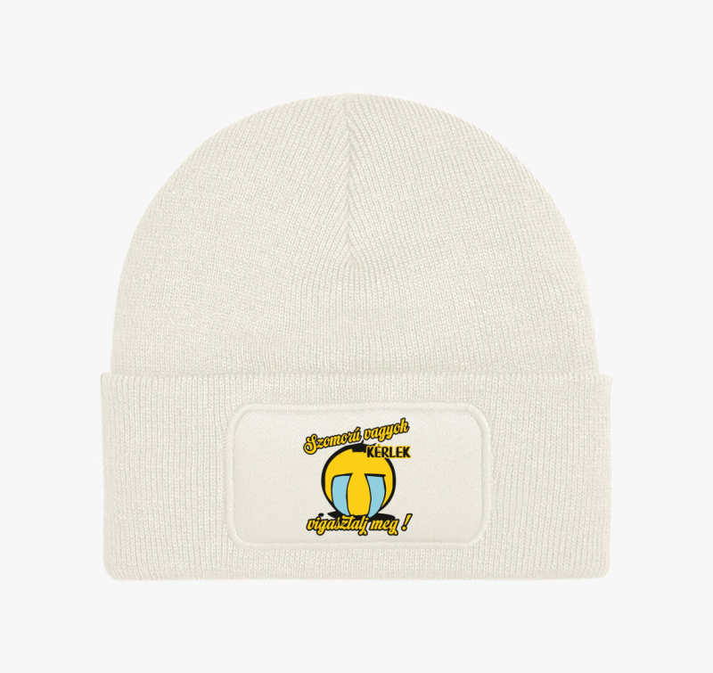 Szomorú téli sapka