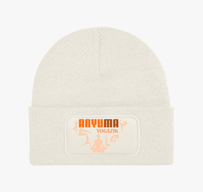 Anyu ma yogázik téli sapka