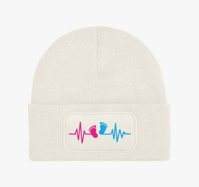 Baba lábak ekg babaváró téli sapka