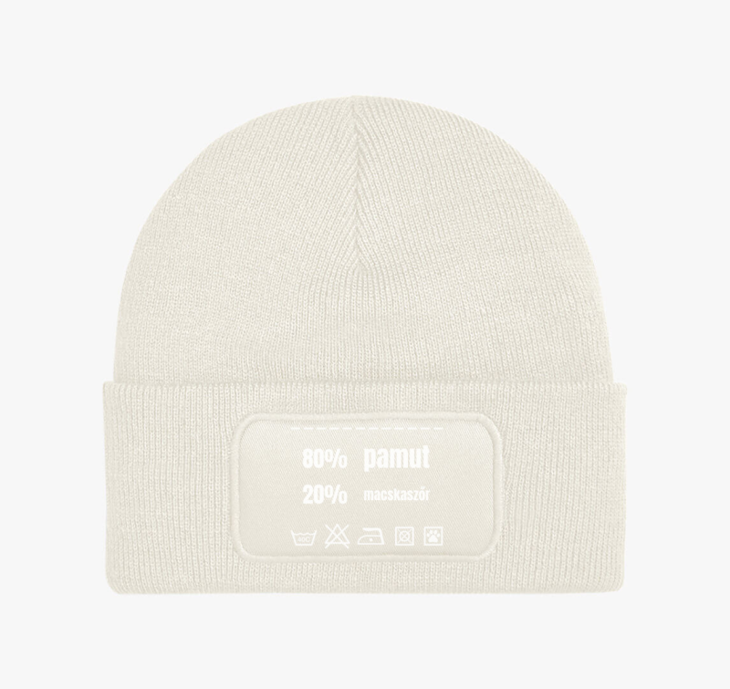téli sapka összetevők pamut és macskaszőr téli sapka